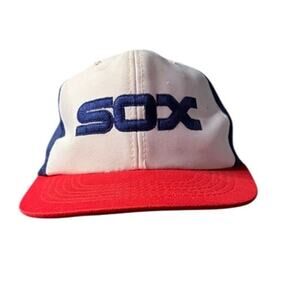 Vintage Chicago White Sox Snapback Hat MLB Universal Industries 80s 90s Cap